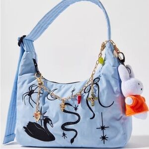 BAGGU Embroidered Ballet Icons Mini Nylon Shoulder Bag
